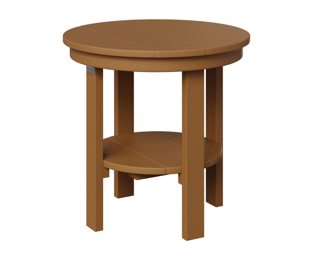 Round End Table Dining Rockwood Outdoor Furniture Cedar