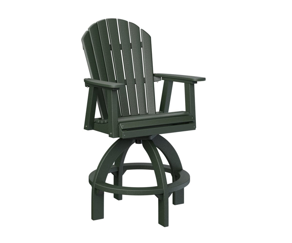 Comfo Back Swivel Bar Chair Rockwood Outdoor Furniture Green 