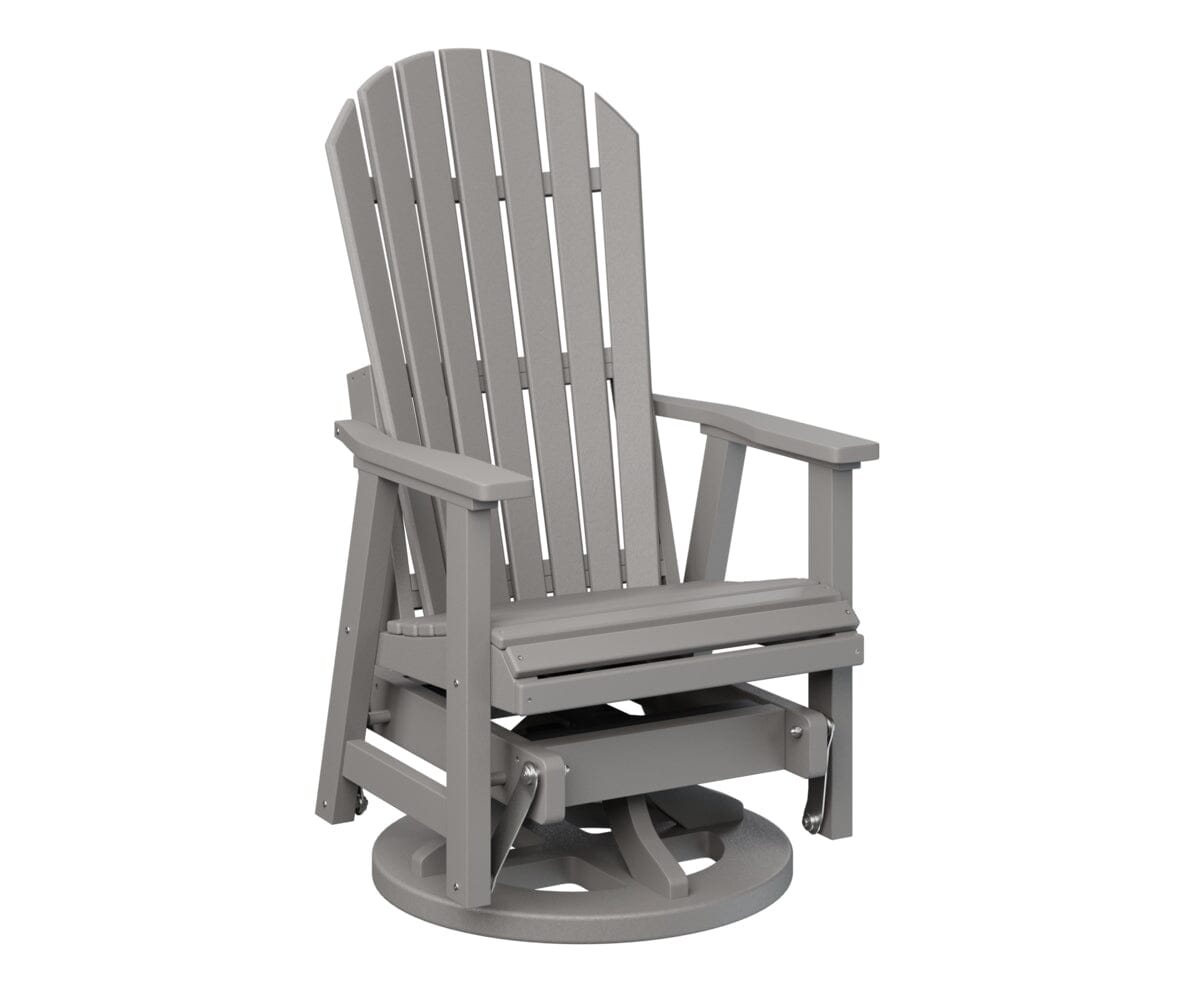 2′ Comfo Back Swivel Glider Rockwood Outdoor Furniture Light Gray 