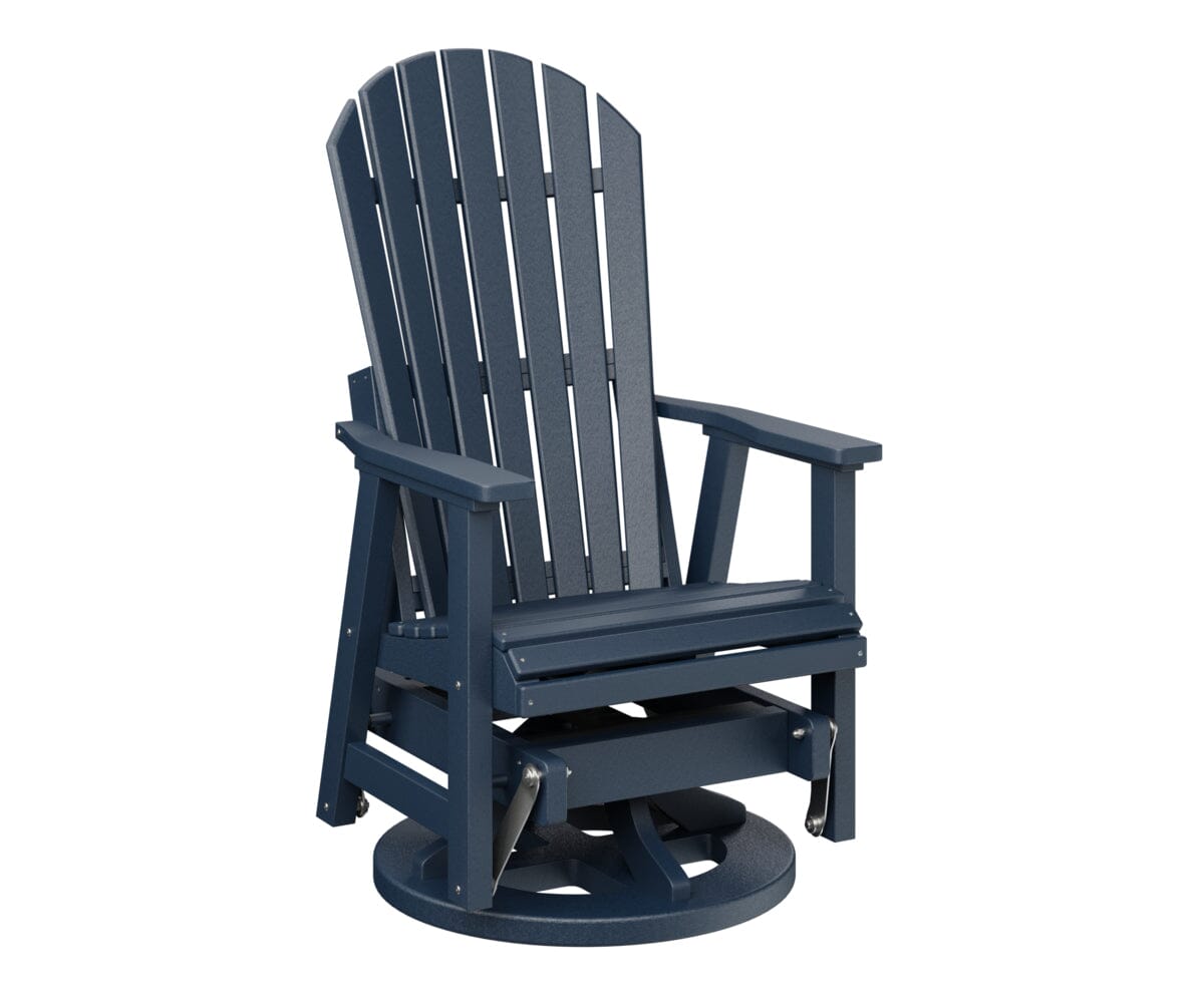 2′ Comfo Back Swivel Glider Rockwood Outdoor Furniture Navy Blue 