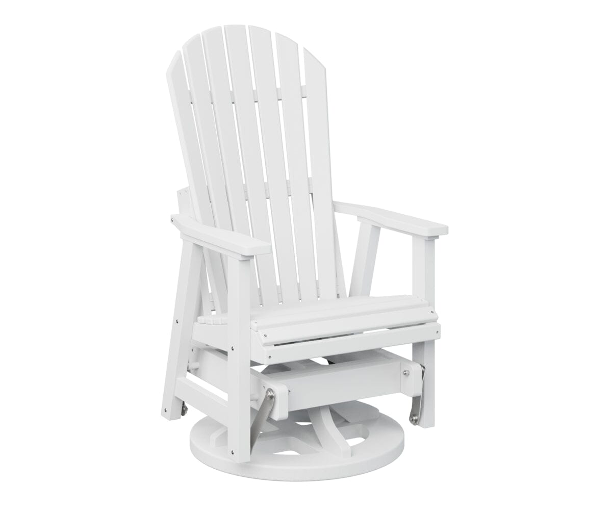 2′ Comfo Back Swivel Glider Rockwood Outdoor Furniture White 