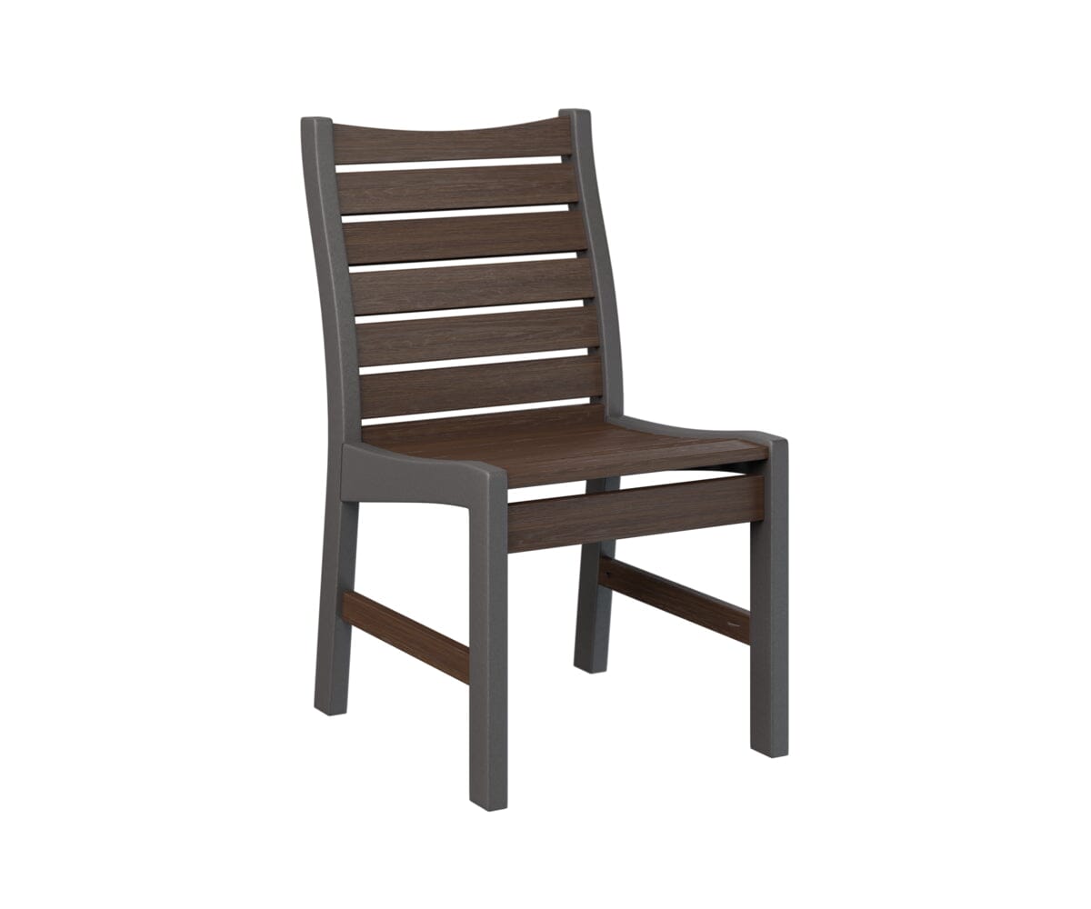 Bristol Dining Chair Rockwood Outdoor Furniture Back & Seat: Brazilian Walnut I Frame: Smoke Gray 