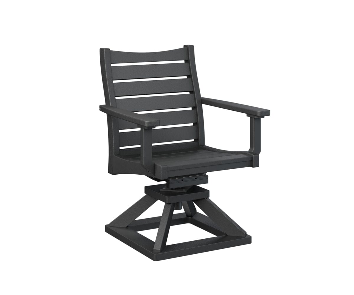 Bristol Swivel Rocker Dining Chair My Store Black 