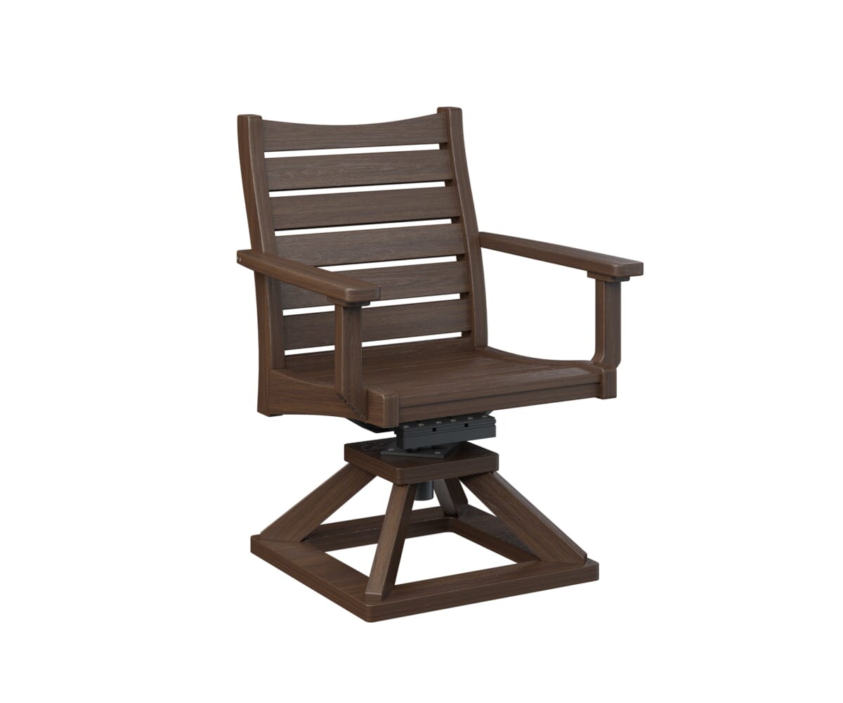 Bristol Swivel Rocker Dining Chair My Store Natural Finish: Brazillian Walnut