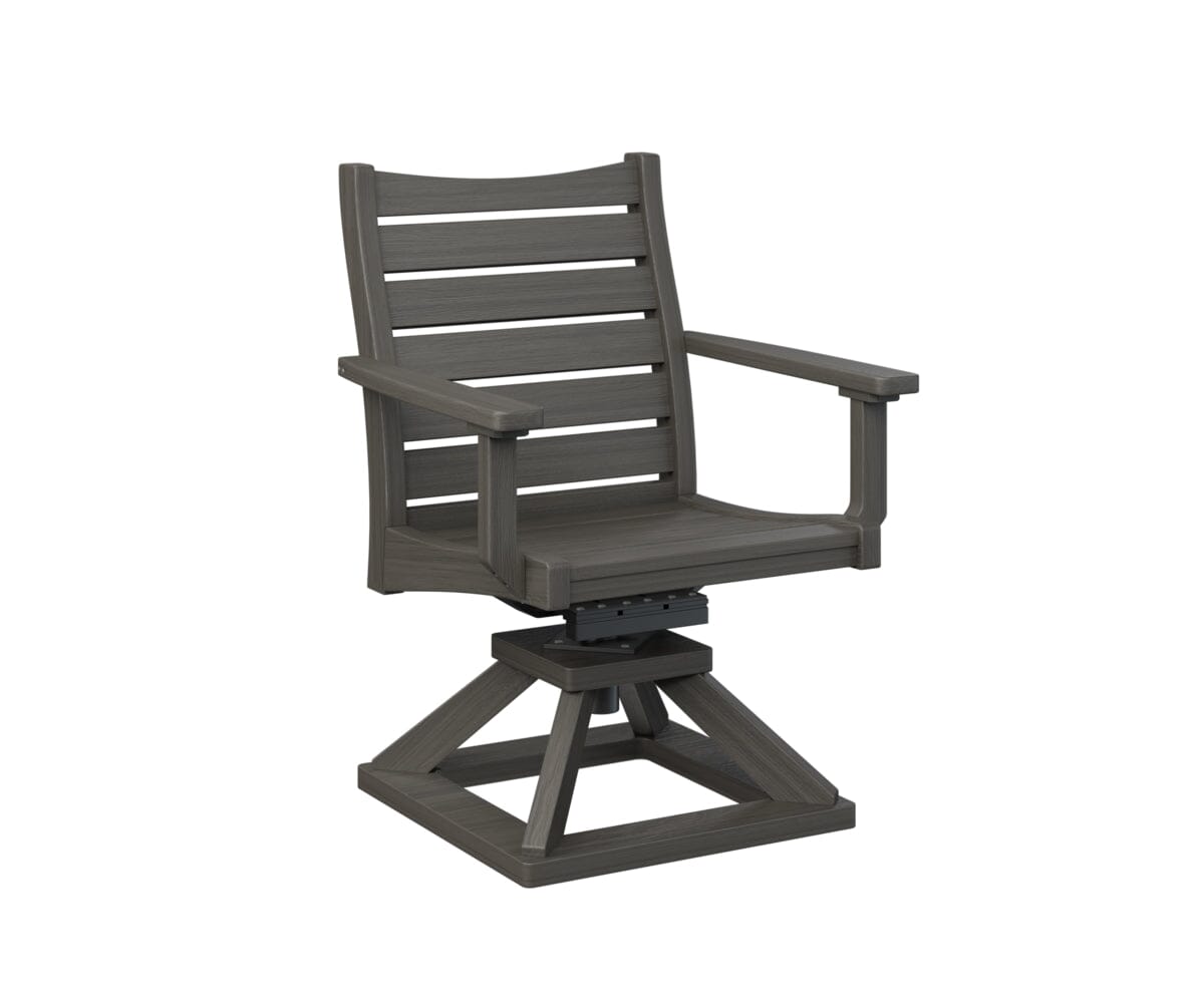Bristol Swivel Rocker Dining Chair My Store Natural Finish: Coastal Gray 