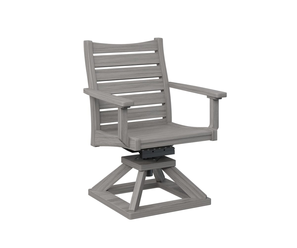 Bristol Swivel Rocker Dining Chair My Store Natural Finish: Driftwood Gray 