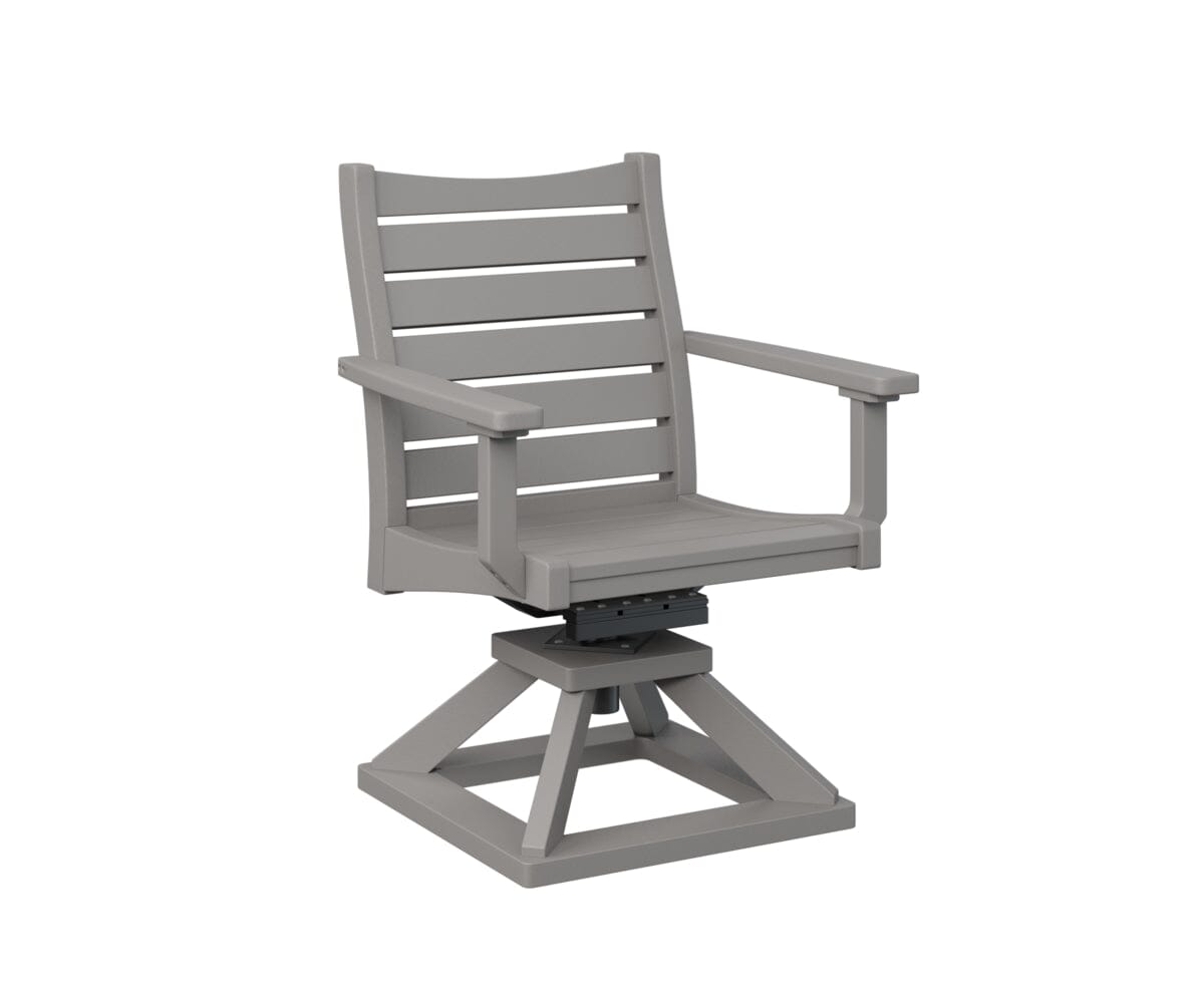 Bristol Swivel Rocker Dining Chair My Store Light Gray 