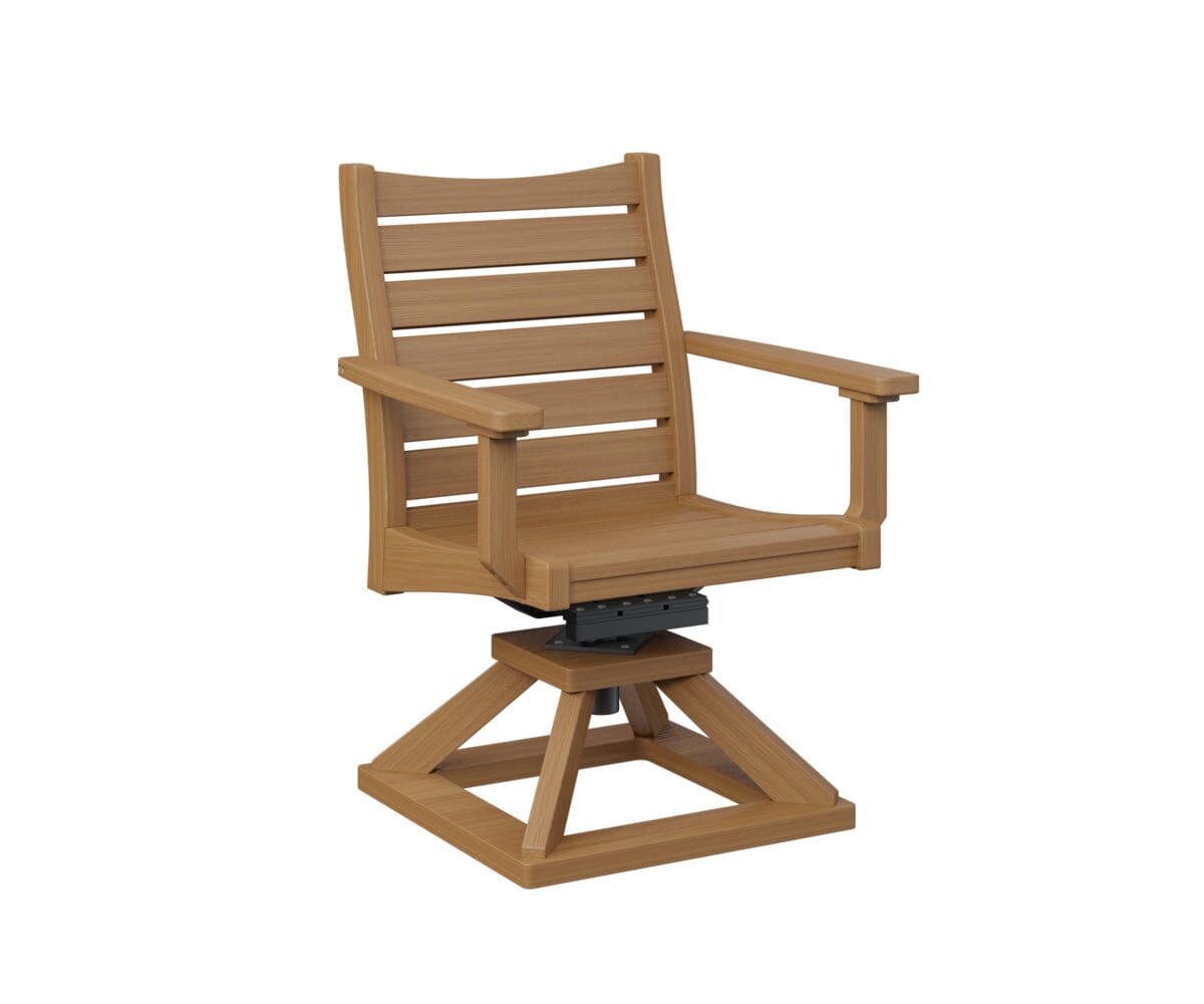 Bristol Swivel Rocker Dining Chair My Store Natural Finish: Natural Teak 