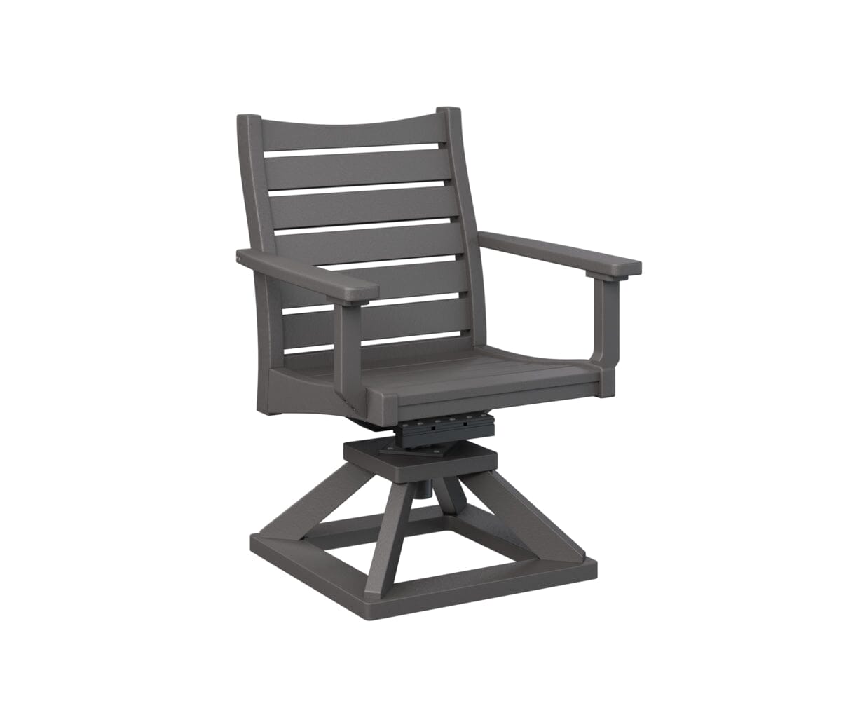 Bristol Swivel Rocker Dining Chair My Store Smoke Gray 