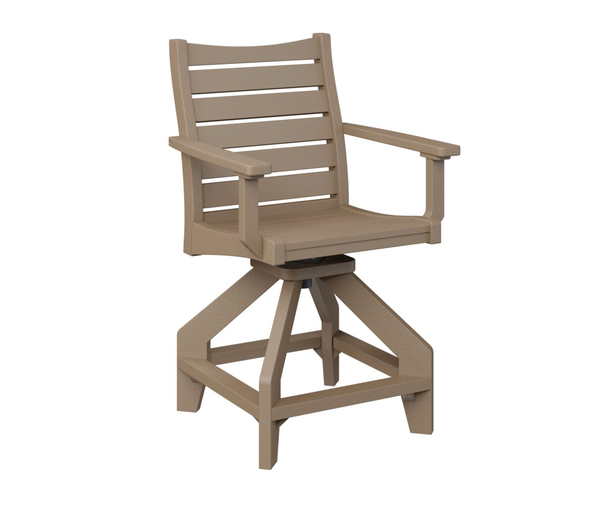 Bristol Swivel Counter Chair My Store Weatherwood 