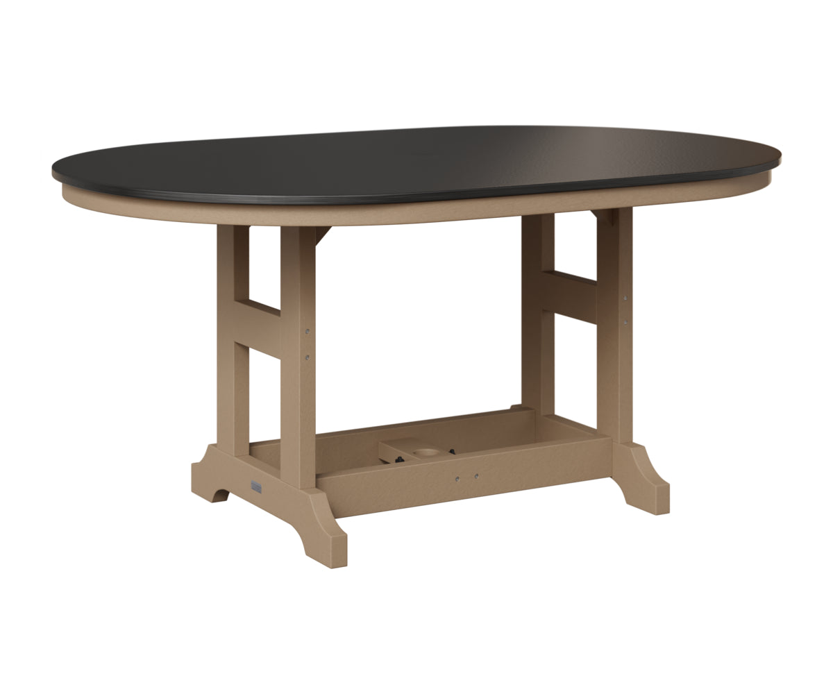Garden Classic 44" x 64" Oblong Table - Bar Height