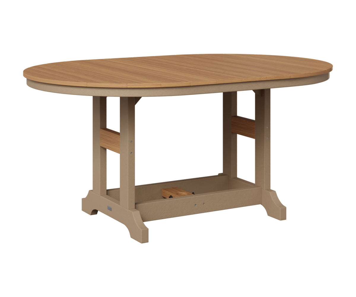Garden Classic 44" x 64" Oblong Table - Bar Height
