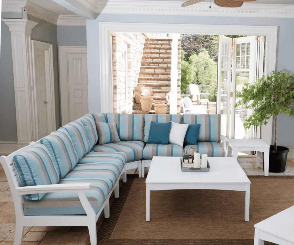 Classic Terrace Sectional Set Rockwood Outdoor Furniture 