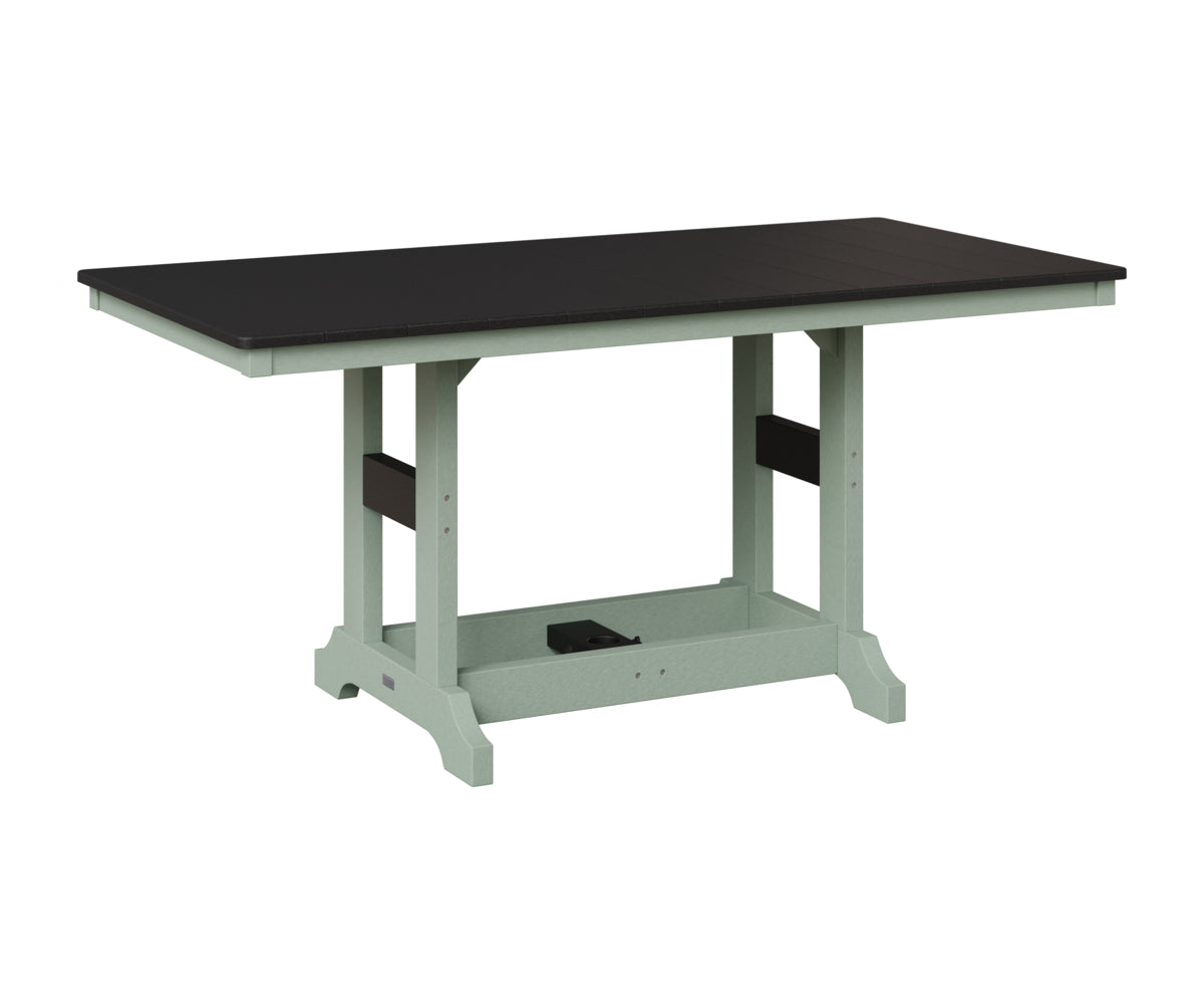 Garden Classic 33" x 66" Rectangular Table - Bar Height