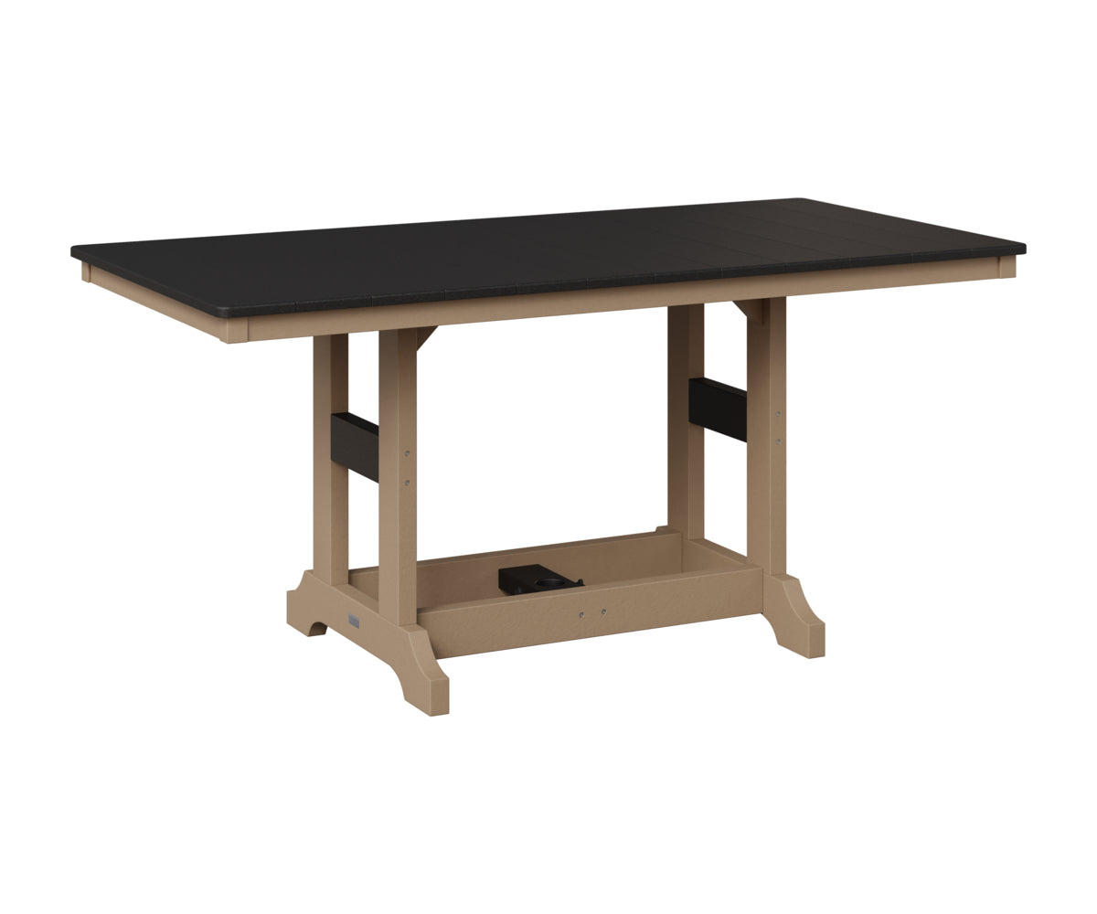 Garden Classic 33" x 66" Rectangular Table - Bar Height