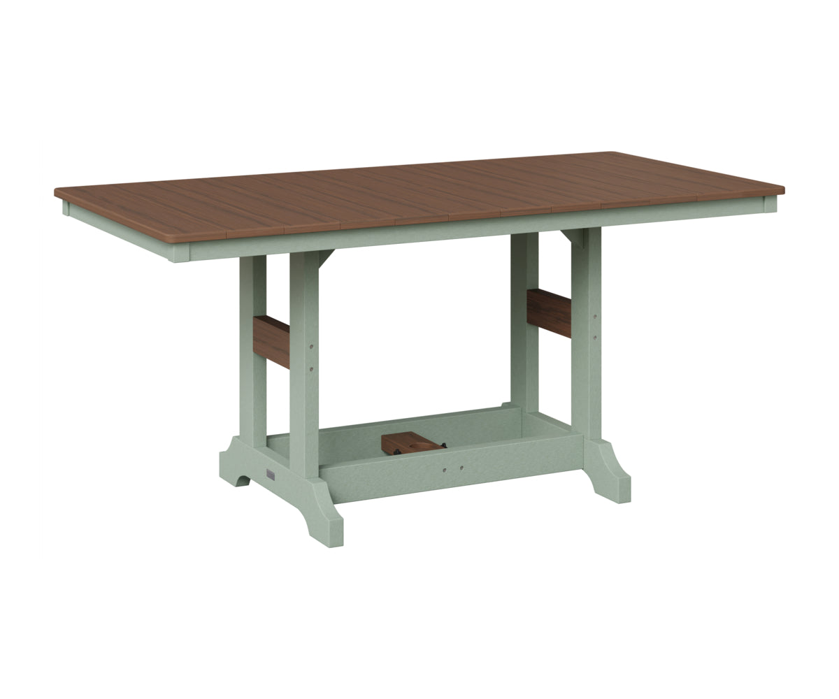Garden Classic 33" x 66" Rectangular Table - Bar Height