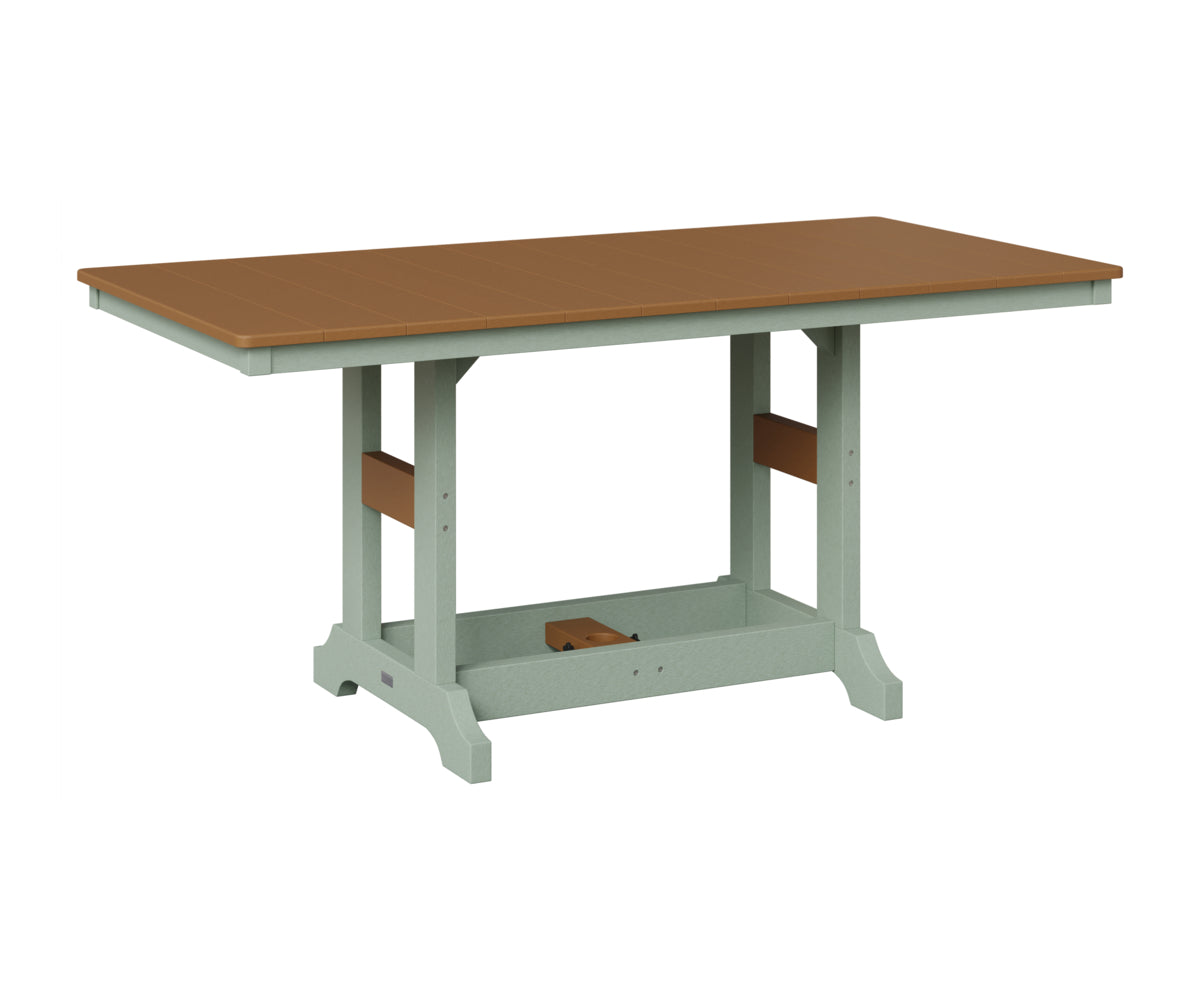 Garden Classic 33" x 66" Rectangular Table - Bar Height