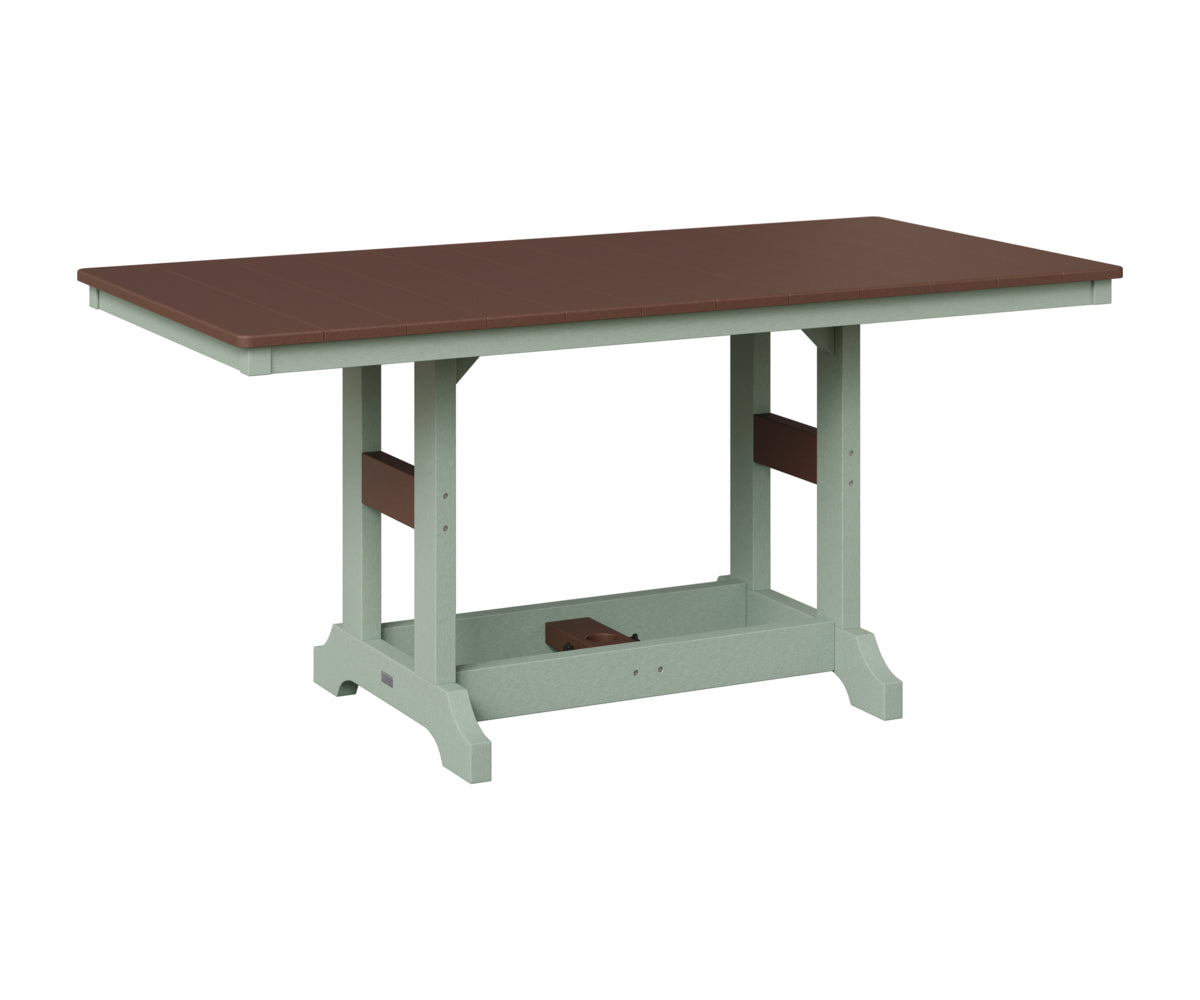 Garden Classic 33" x 66" Rectangular Table - Bar Height