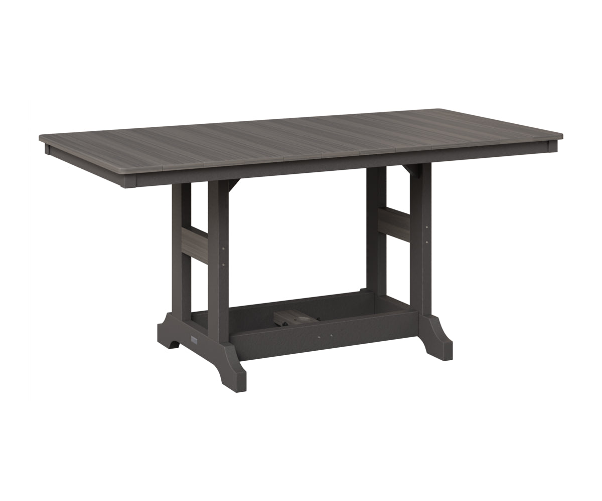 Garden Classic 33" x 66" Rectangular Table - Bar Height
