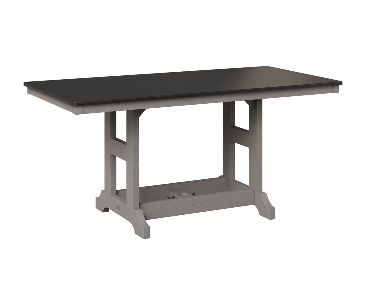 Garden Classic 33" x 66" Rectangular Table - Bar Height