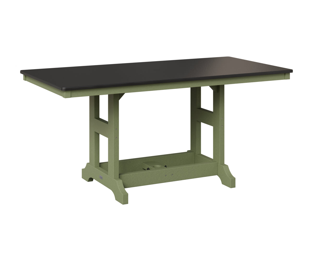 Garden Classic 33" x 66" Rectangular Table - Bar Height