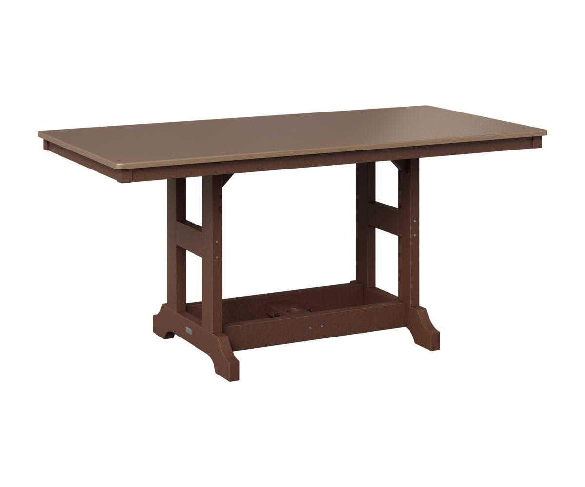 Garden Classic 33" x 66" Rectangular Table - Bar Height