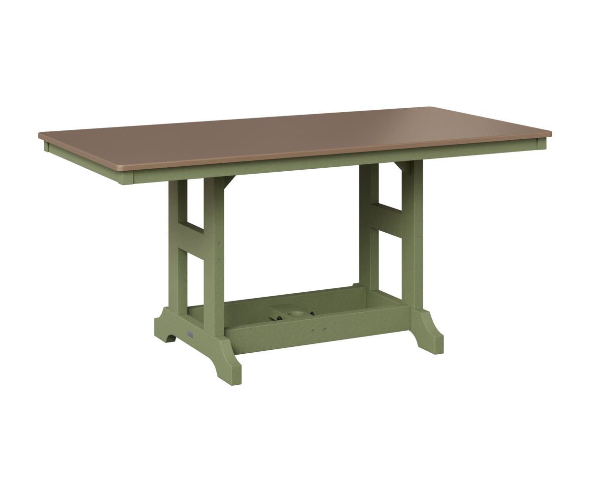 Garden Classic 33" x 66" Rectangular Table - Counter Height