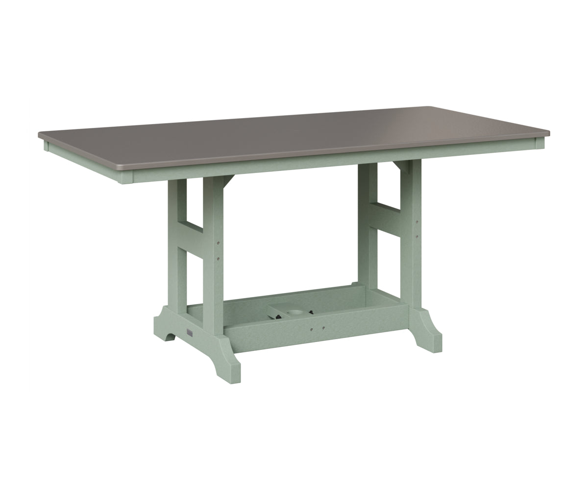 Garden Classic 33" x 66" Rectangular Table - Counter Height