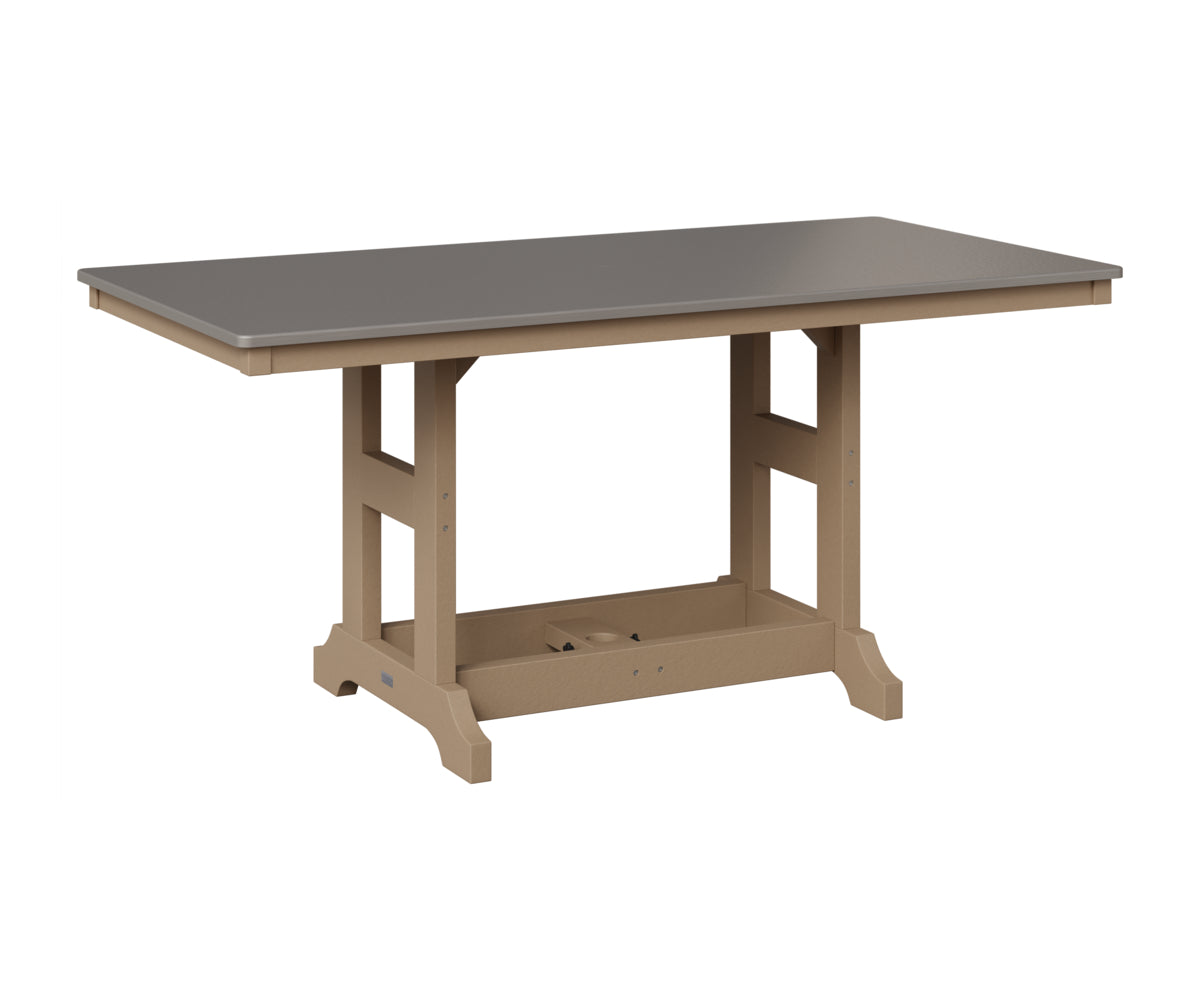 Garden Classic 33" x 66" Rectangular Table - Counter Height