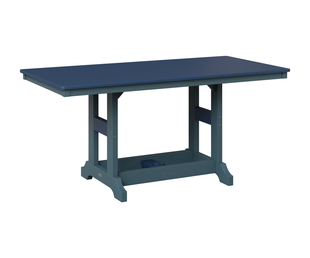Garden Classic 33" x 66" Rectangular Table - Bar Height
