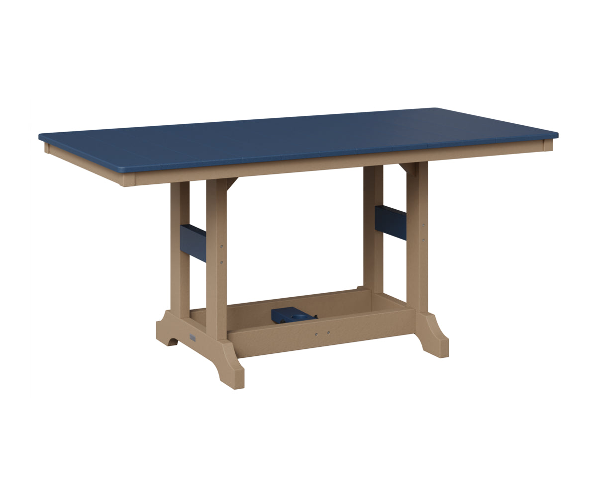 Garden Classic 33" x 66" Rectangular Table - Counter Height