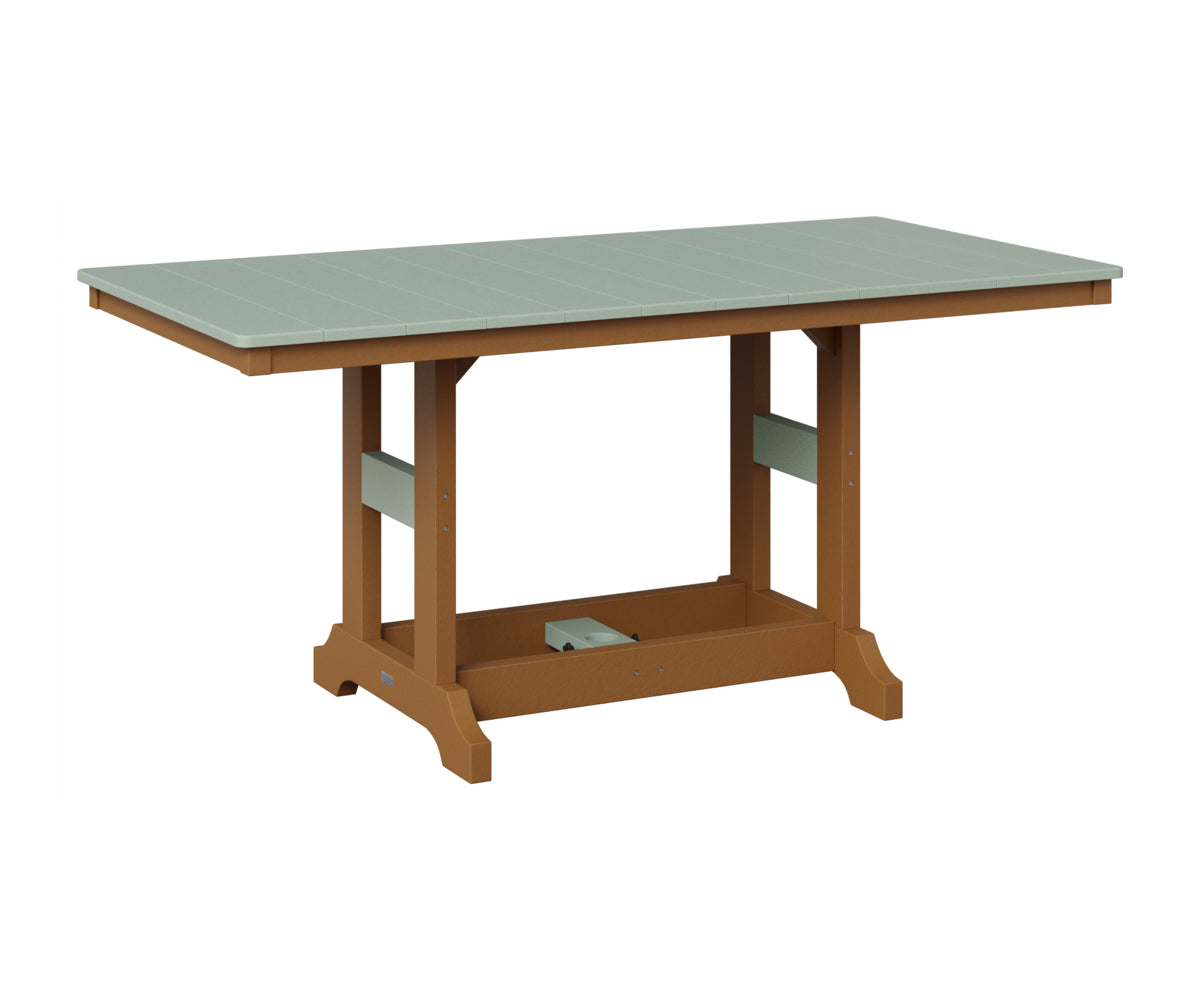 Garden Classic 33" x 66" Rectangular Table - Counter Height