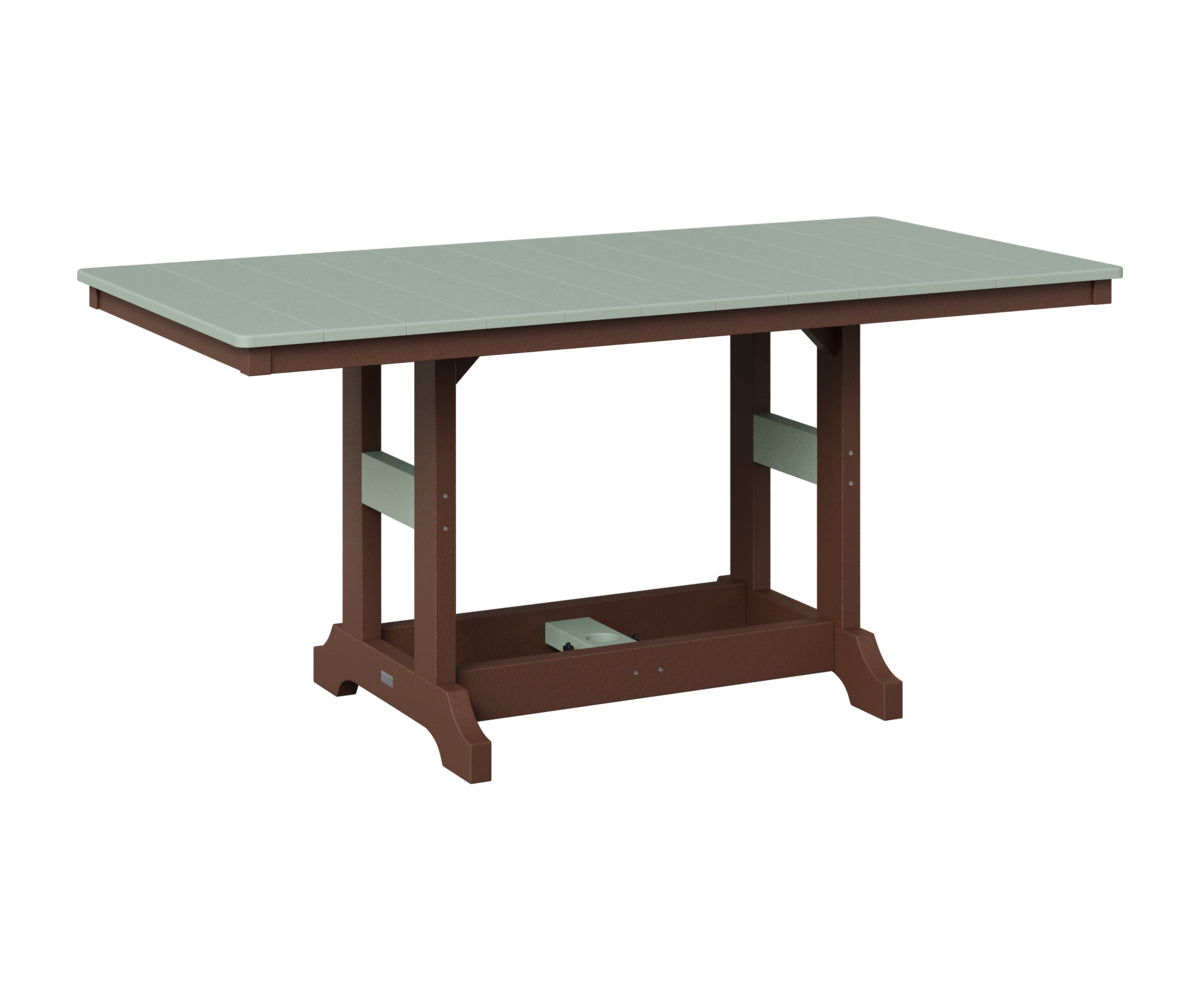 Garden Classic 33" x 66" Rectangular Table - Bar Height