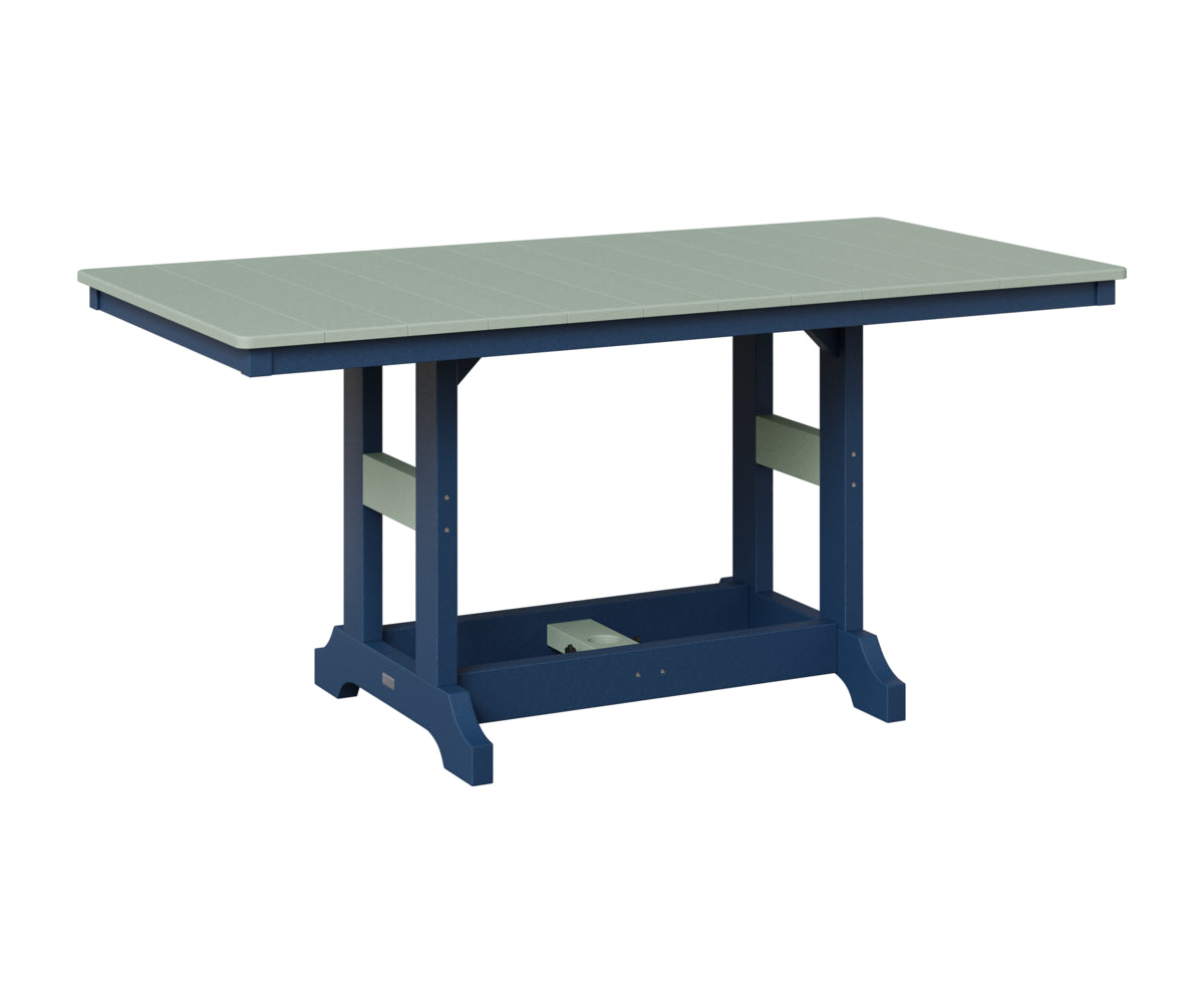 Garden Classic 33" x 66" Rectangular Table - Bar Height