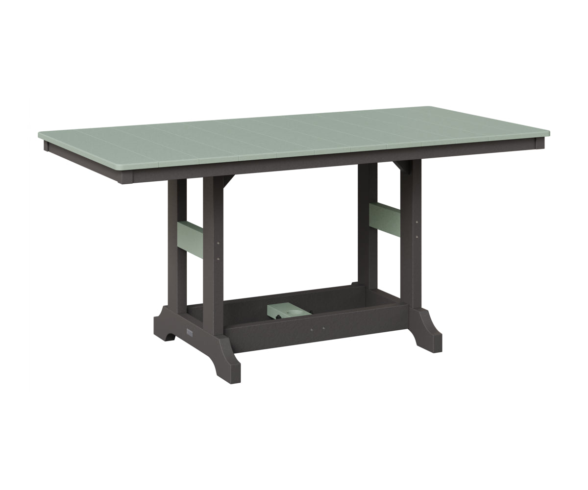 Garden Classic 33" x 66" Rectangular Table - Bar Height