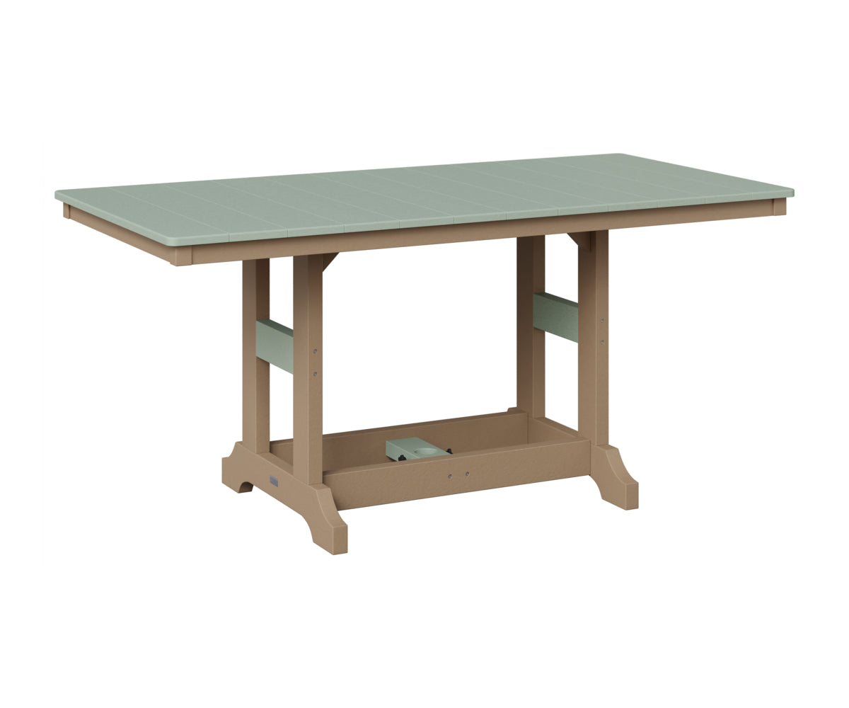 Garden Classic 33" x 66" Rectangular Table - Counter Height