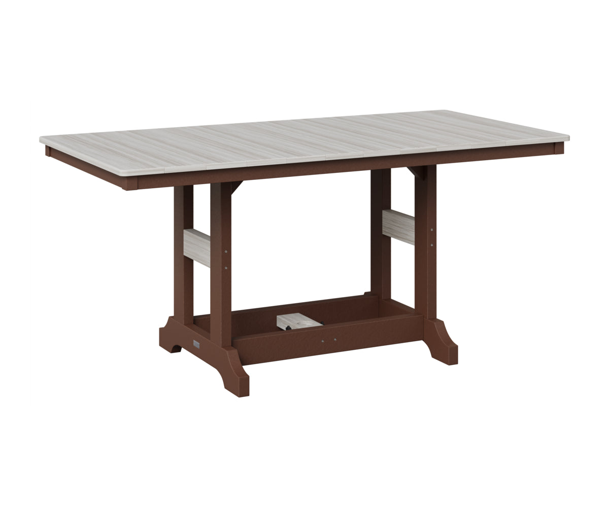 Garden Classic 33" x 66" Rectangular Table - Bar Height