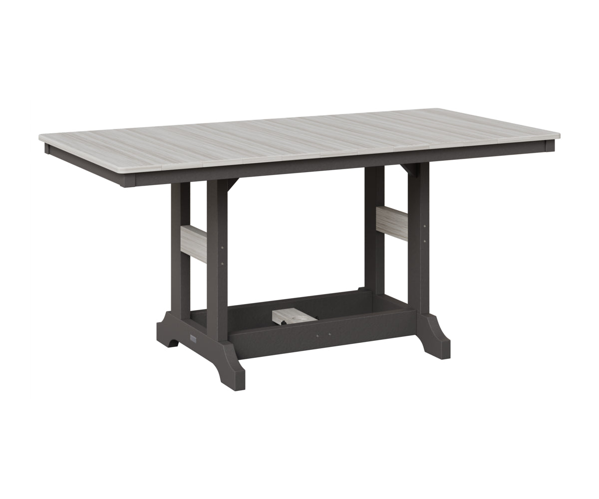 Garden Classic 33" x 66" Rectangular Table - Bar Height