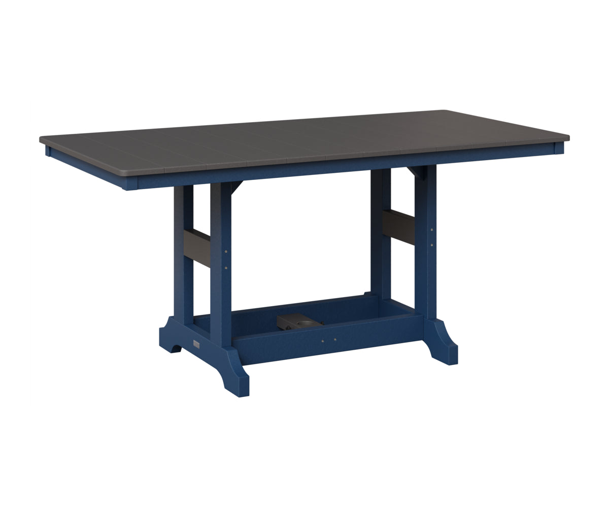 Garden Classic 33" x 66" Rectangular Table - Bar Height