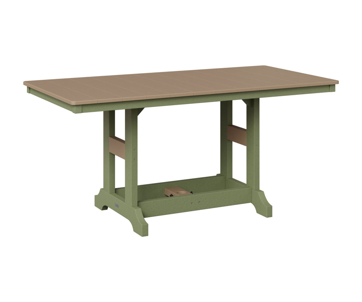 Garden Classic 33" x 66" Rectangular Table - Counter Height
