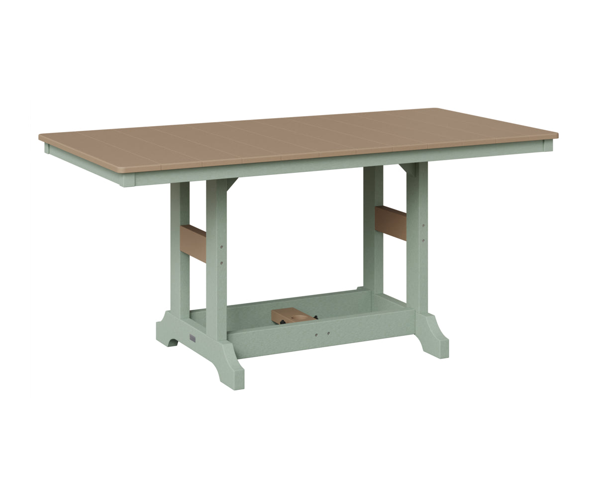 Garden Classic 33" x 66" Rectangular Table - Bar Height