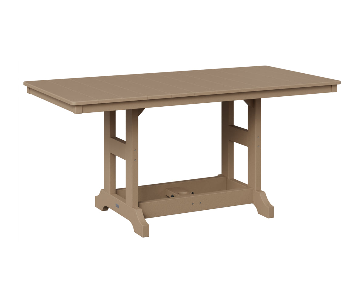 Garden Classic 33" x 66" Rectangular Table - Counter Height