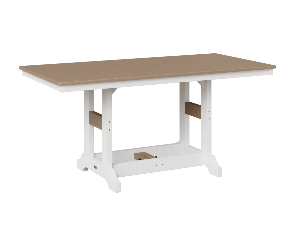 Garden Classic 33" x 66" Rectangular Table - Bar Height