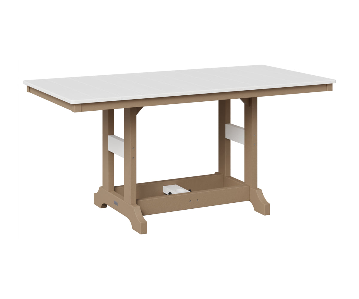 Garden Classic 33" x 66" Rectangular Table - Counter Height