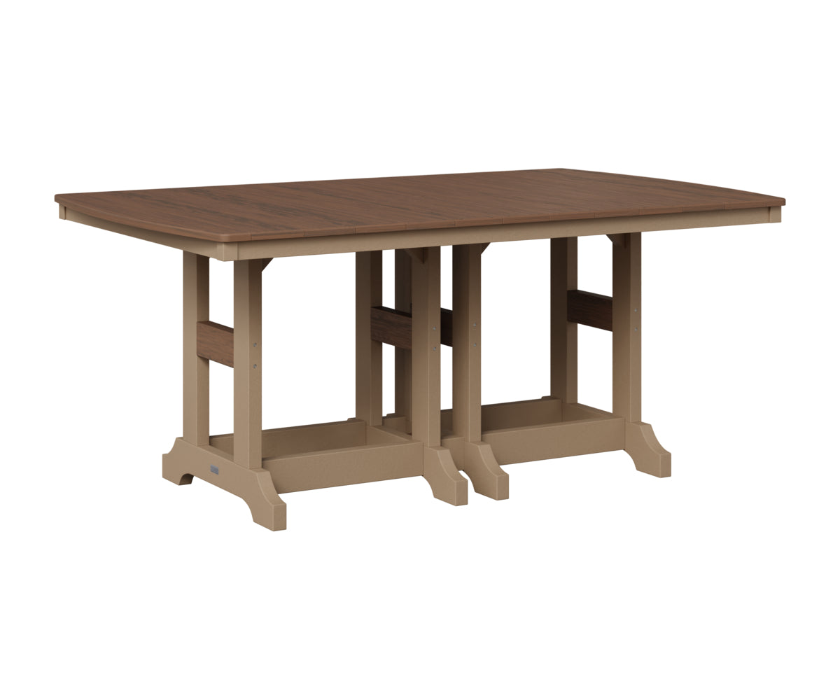 Garden Classic 44" x 72" Rectangular Table - Counter Height