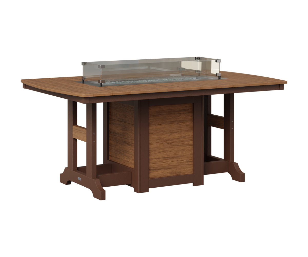 Garden Classic 44" x 72" Fire Table - Bar Height