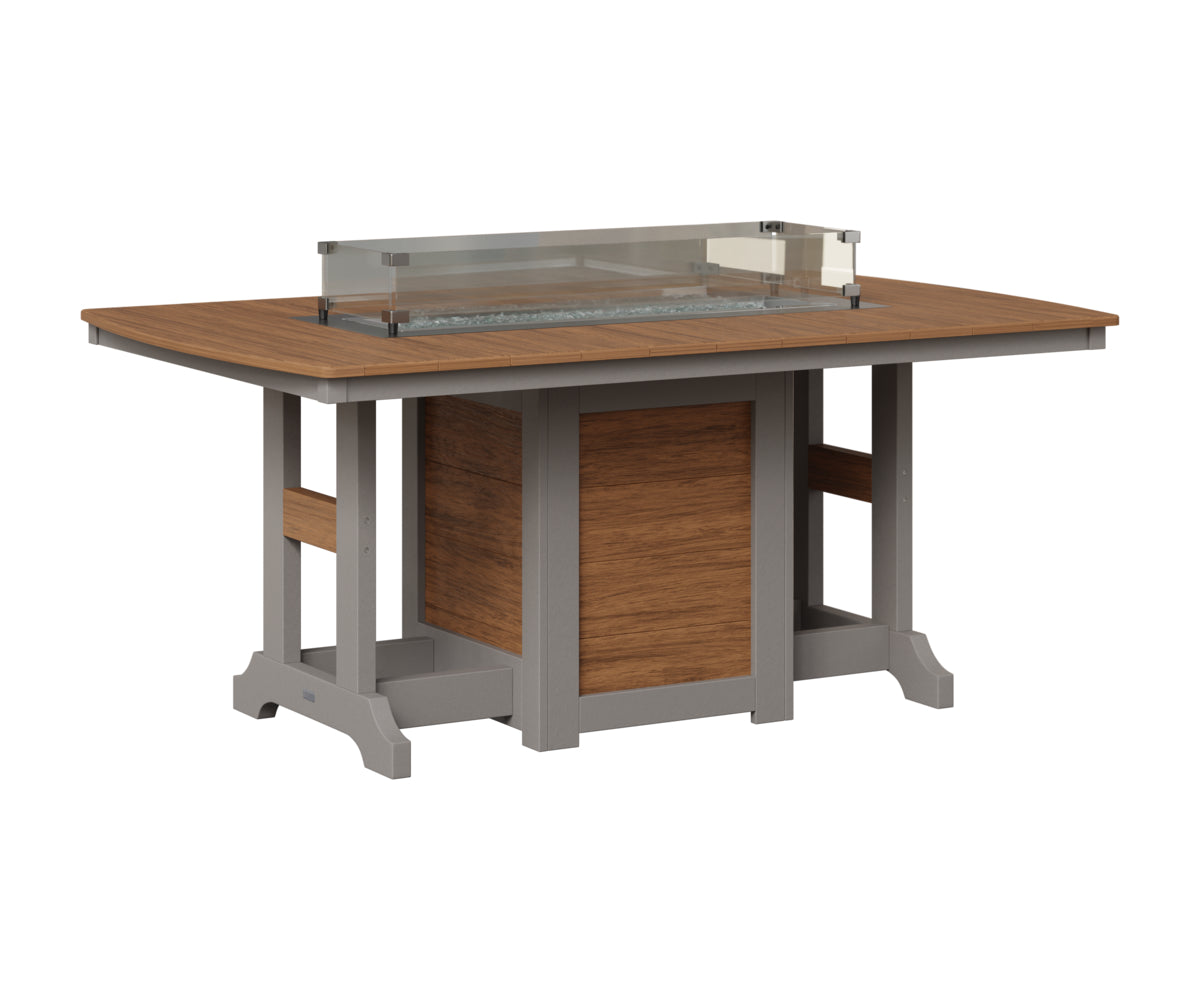 Garden Classic 44" x 72" Fire Table - Bar Height