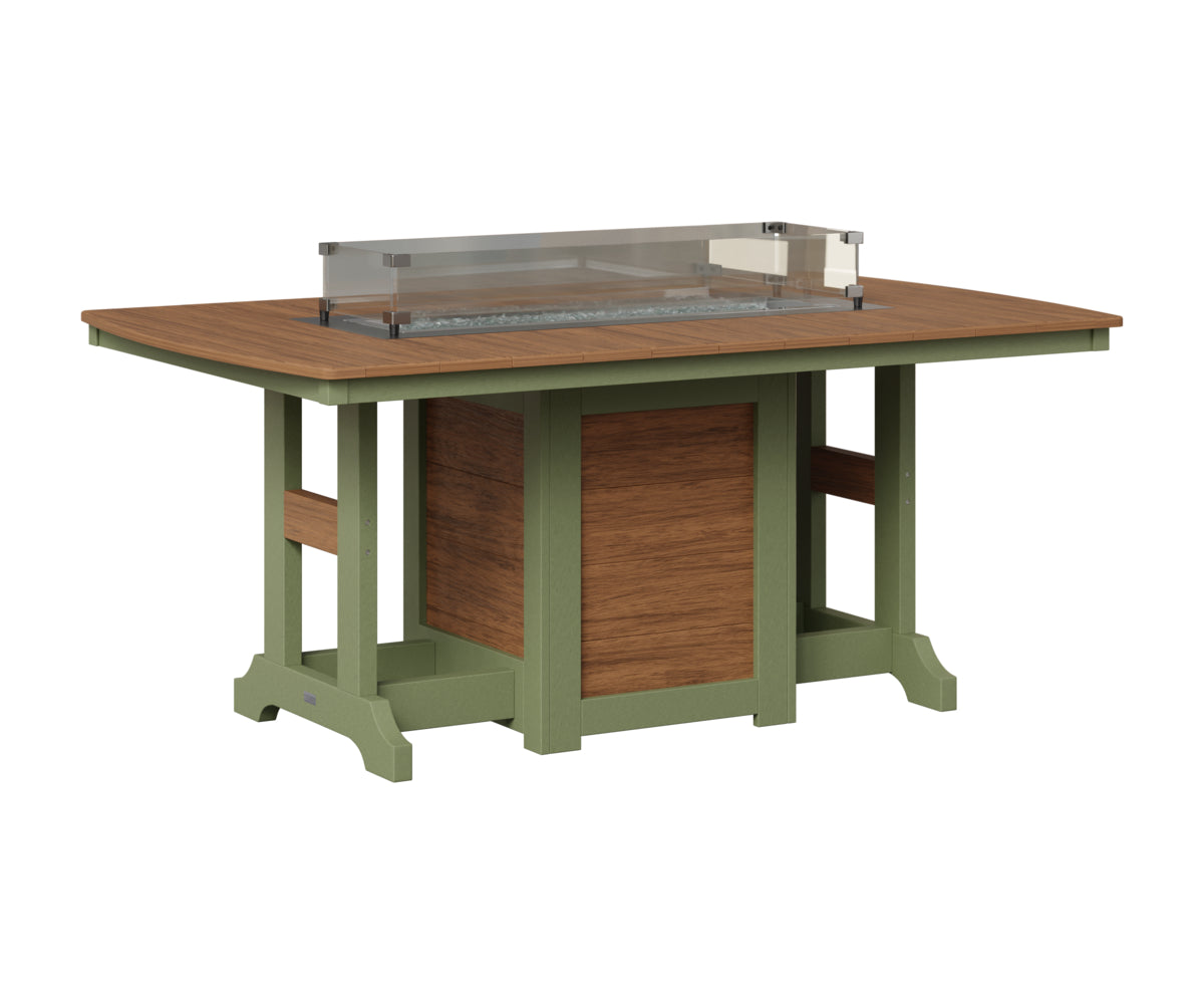 Garden Classic 44" x 72" Fire Table - Bar Height