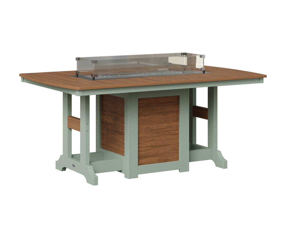 Garden Classic 44" x 72" Fire Table - Bar Height