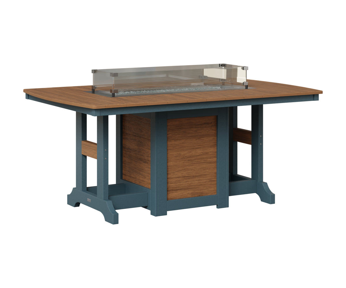 Garden Classic 44" x 72" Fire Table - Bar Height